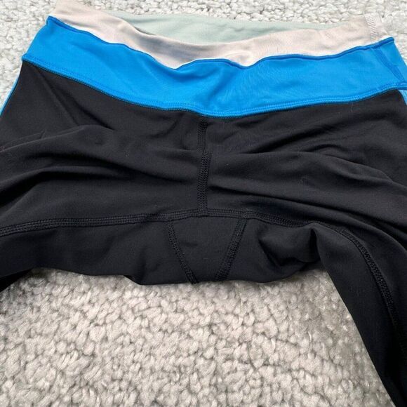 Lululemon Black Blue Striped Legging - Picture 6 of 8